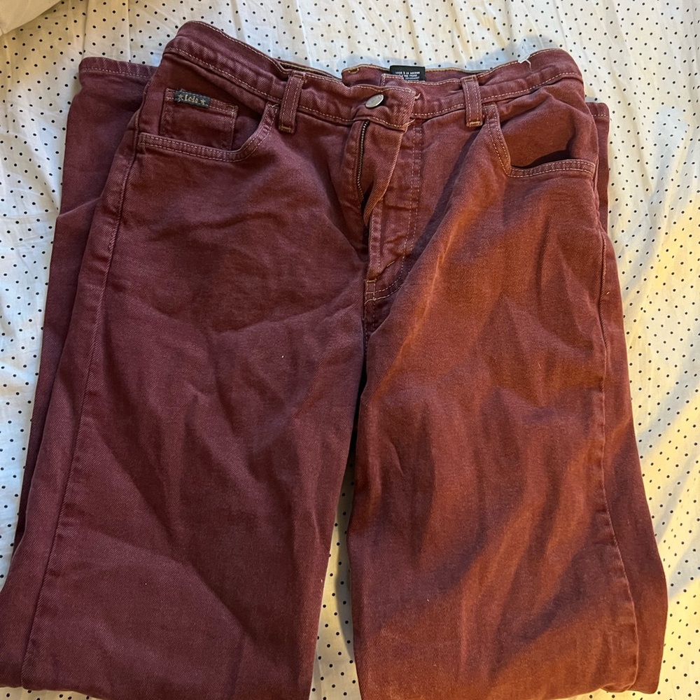Lois Burgundy Pants